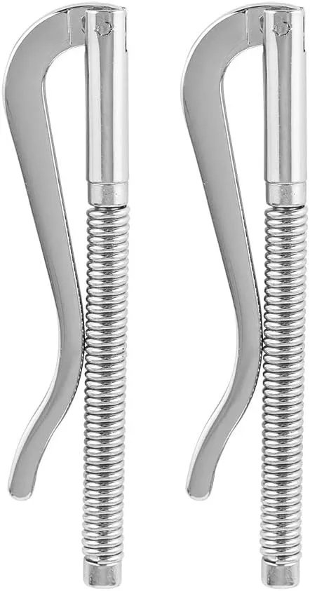 2Pcs 68mm Spring Metal Money Clip Insert Bar Replacement for Bifold Wallet