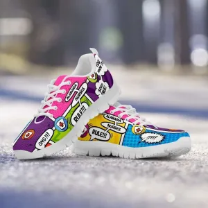 Alabama Nurses Rule! Comic Strip Design Running Shoes