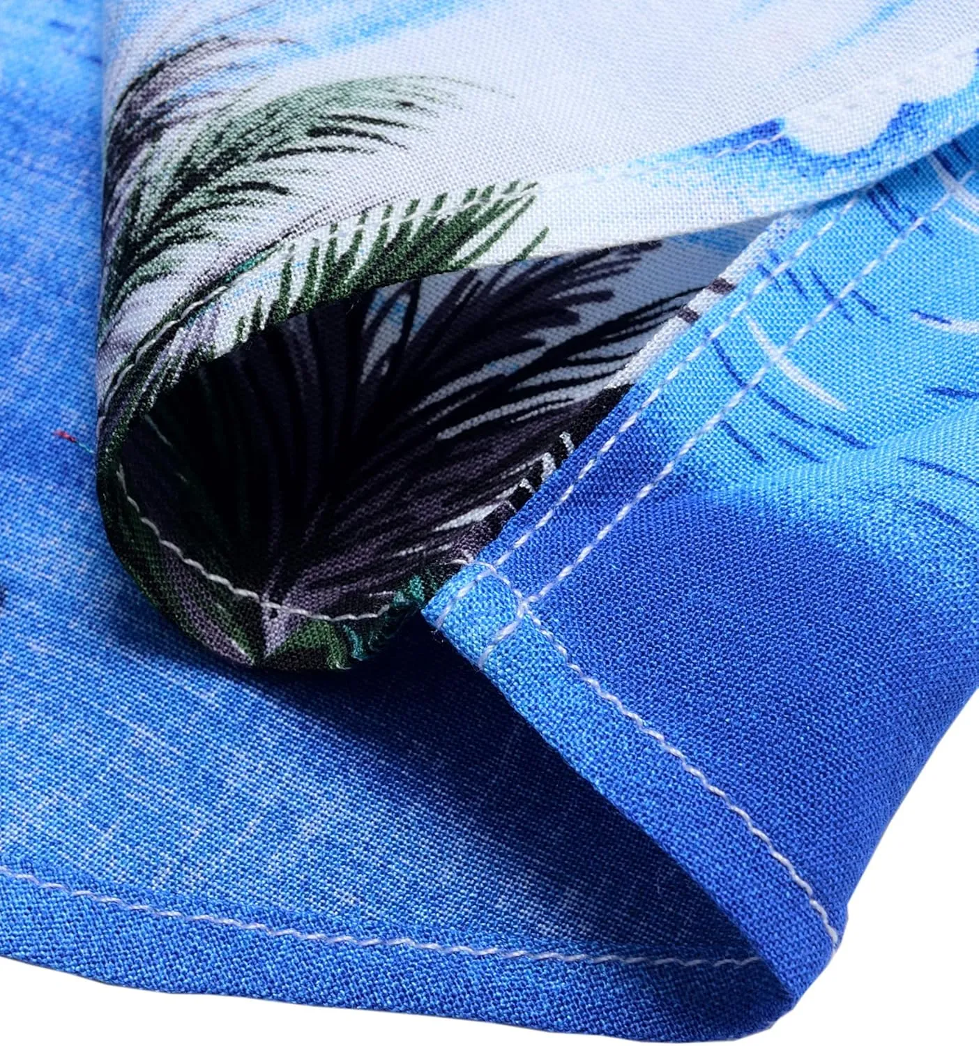 Alimens & Gentle Hawaiian Shirt for Men Summer Beach Casual Short Sleeve Button Down Shirts Printed Tropical Vacation Shirts