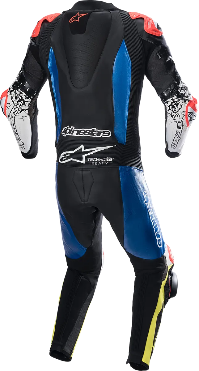ALPINESTARS GP Tech Suit v4 - Black/Blue/Yellow Fluorescent - US 40 / EU 50 3156822-1075-50