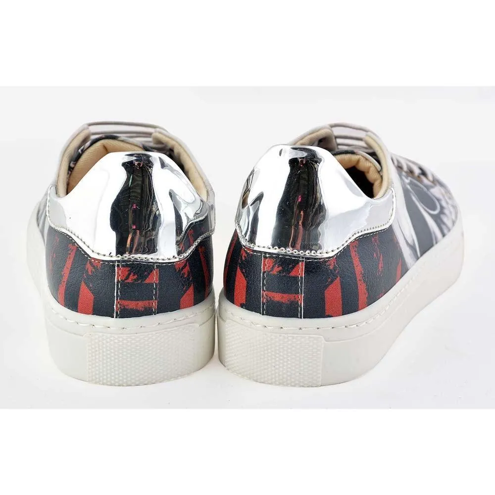 Bomb Skull Slip on Sneakers Shoes GOB203