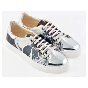 Bomb Skull Slip on Sneakers Shoes GOB203
