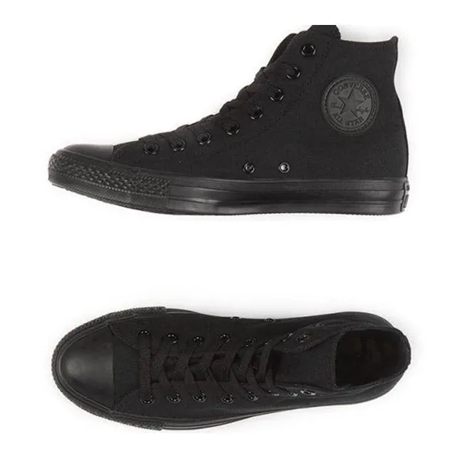 Converse Chuck Taylor All Star Classic Black Mono Canvas Hi Top M3310C