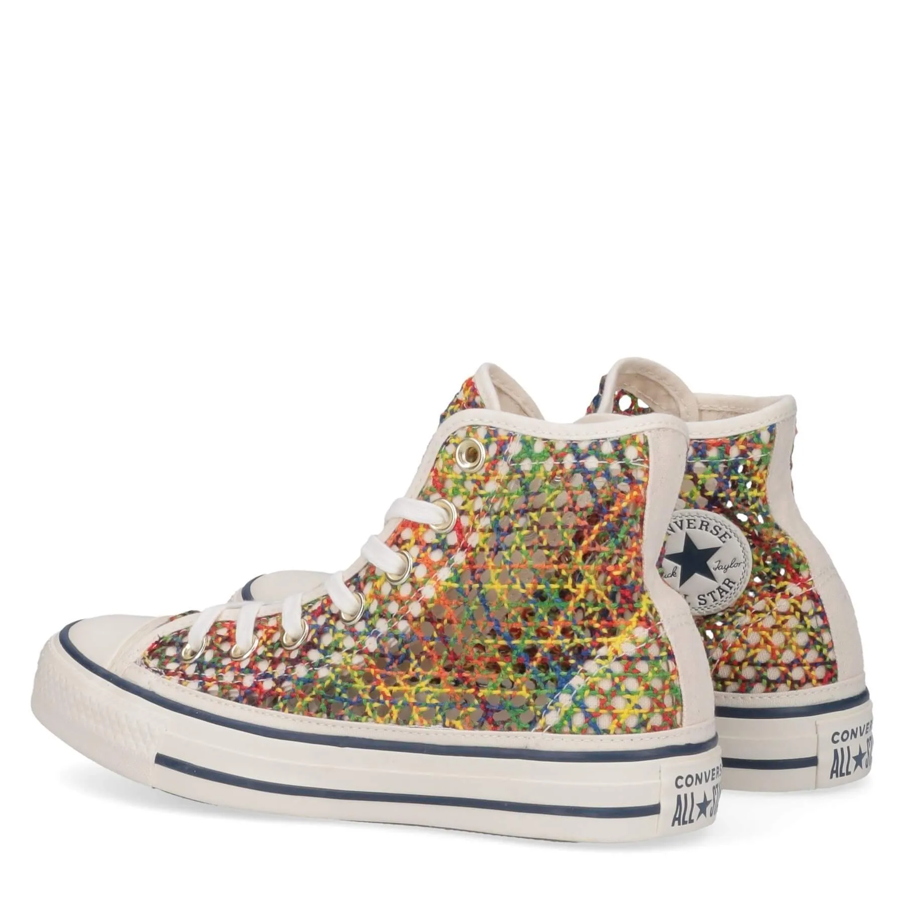 Converse Chuck Taylor All Star Ladies Multicolor Canvas Knit Sneakers 6.5