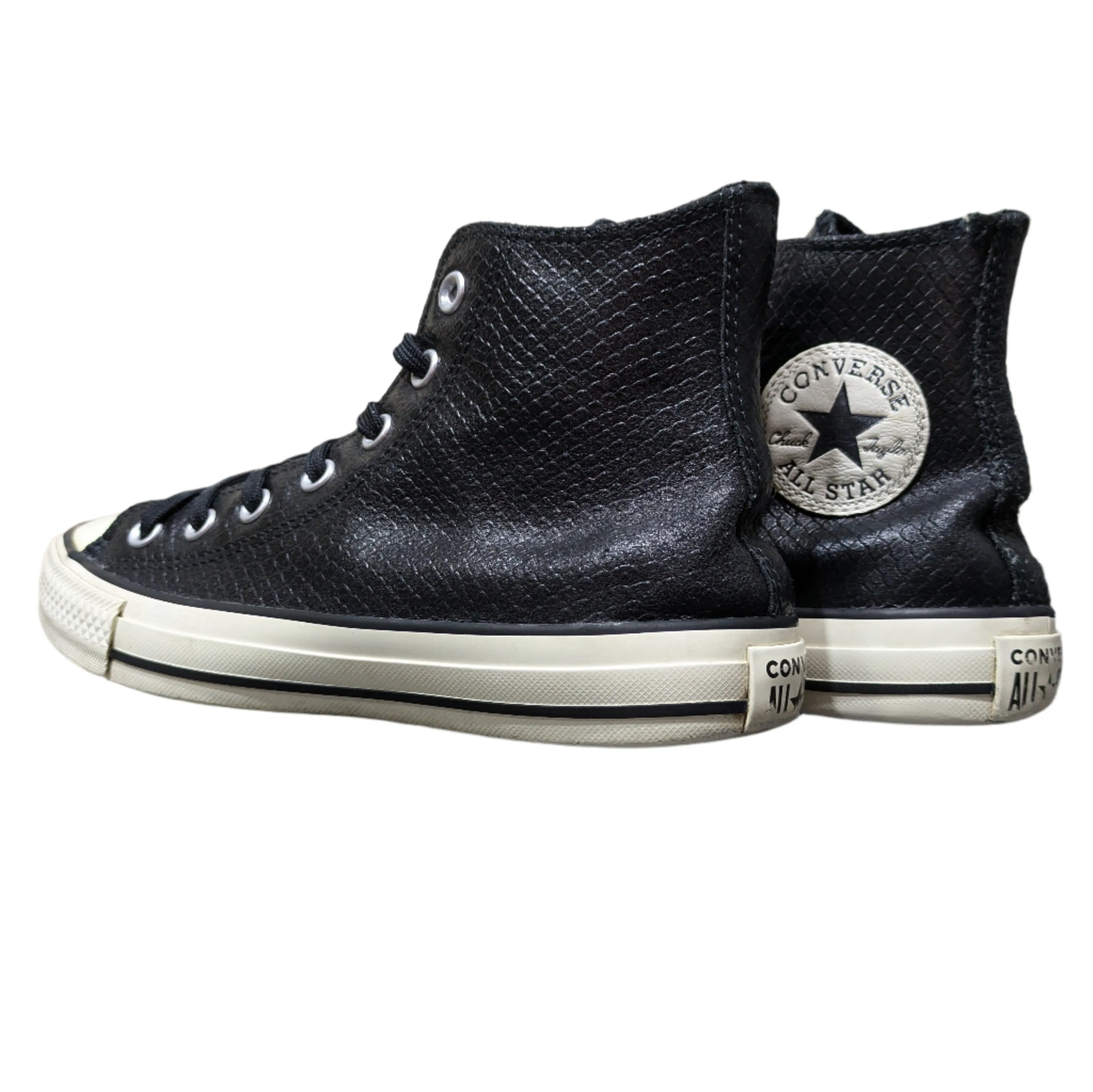 Converse Chuck Taylor All Star Snake Sneakers - Black/White/Black Size UK 5 / EU 37.5 / US 7