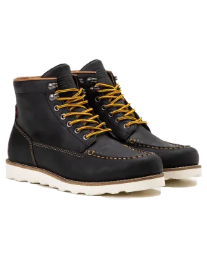 Darrow Moccasin Boots in Regular Black