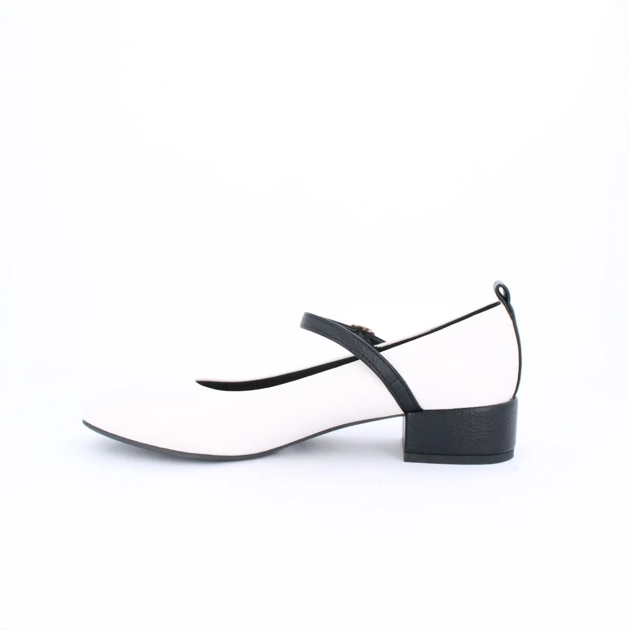 DENLI-Mary Jane--Heels-WHITE