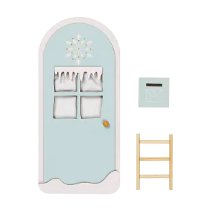 Fabelab Elf Door  - Winter Wonderland  -  Foggy Blue