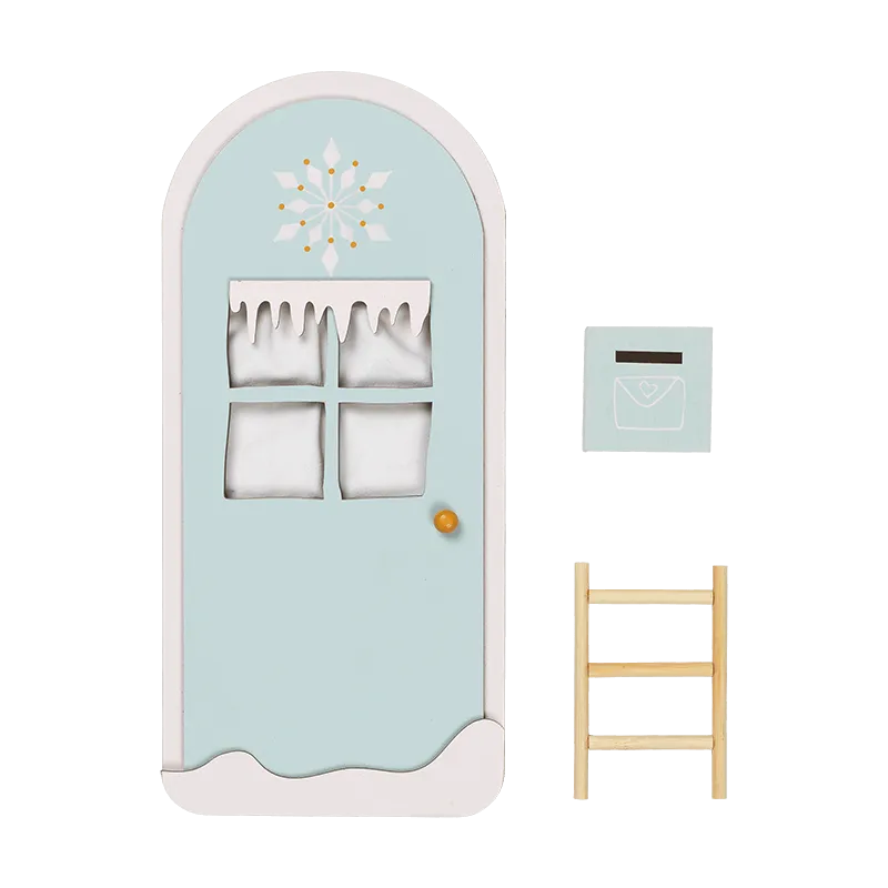 Fabelab Elf Door  - Winter Wonderland  -  Foggy Blue