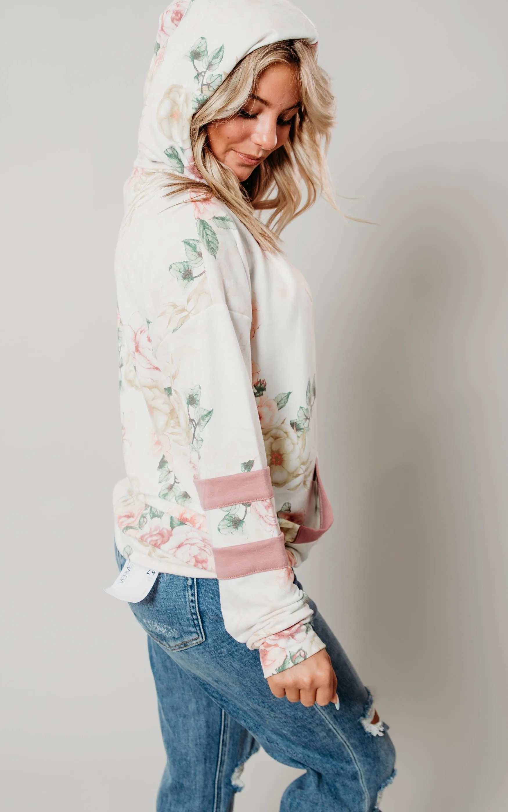 Floral Hoodie - Final Sale
