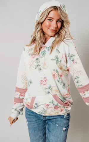 Floral Hoodie - Final Sale