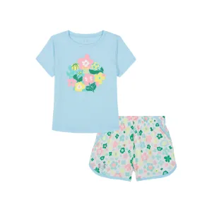 Girls' Under Armour Infant All Sports Short/T-Shirt 2-Piece Set