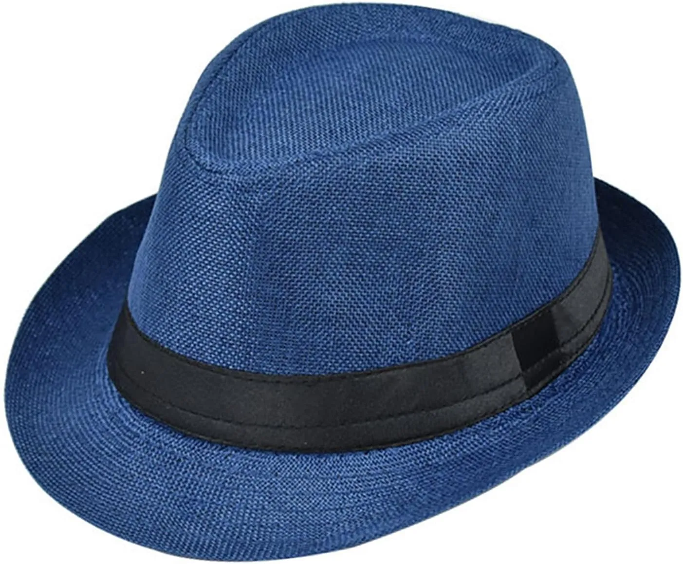 Giroir Fedora Hats for Men Women Short Brim Unisex Summer Beach Style 1920s Party Accessories