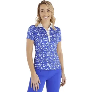Green Lamb Ladies Melanie Printed Golf Polo Shirt SG23960