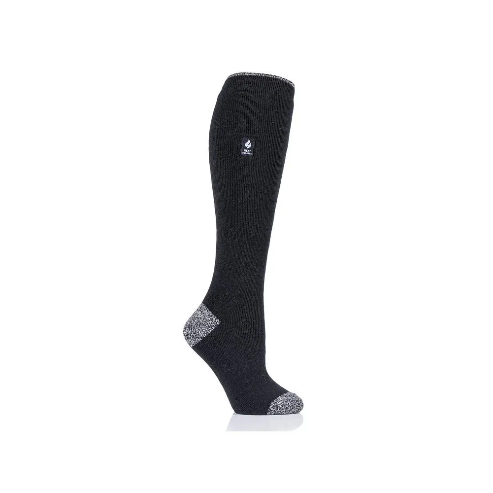 HEAT HOLDERS CALLA LITE LONG KNEE HIGH SOCKS BLACK