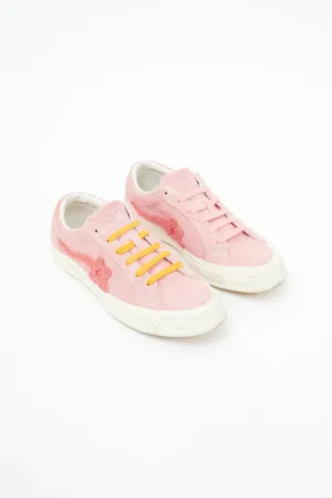 Le Fleur Pink Suede Sneaker