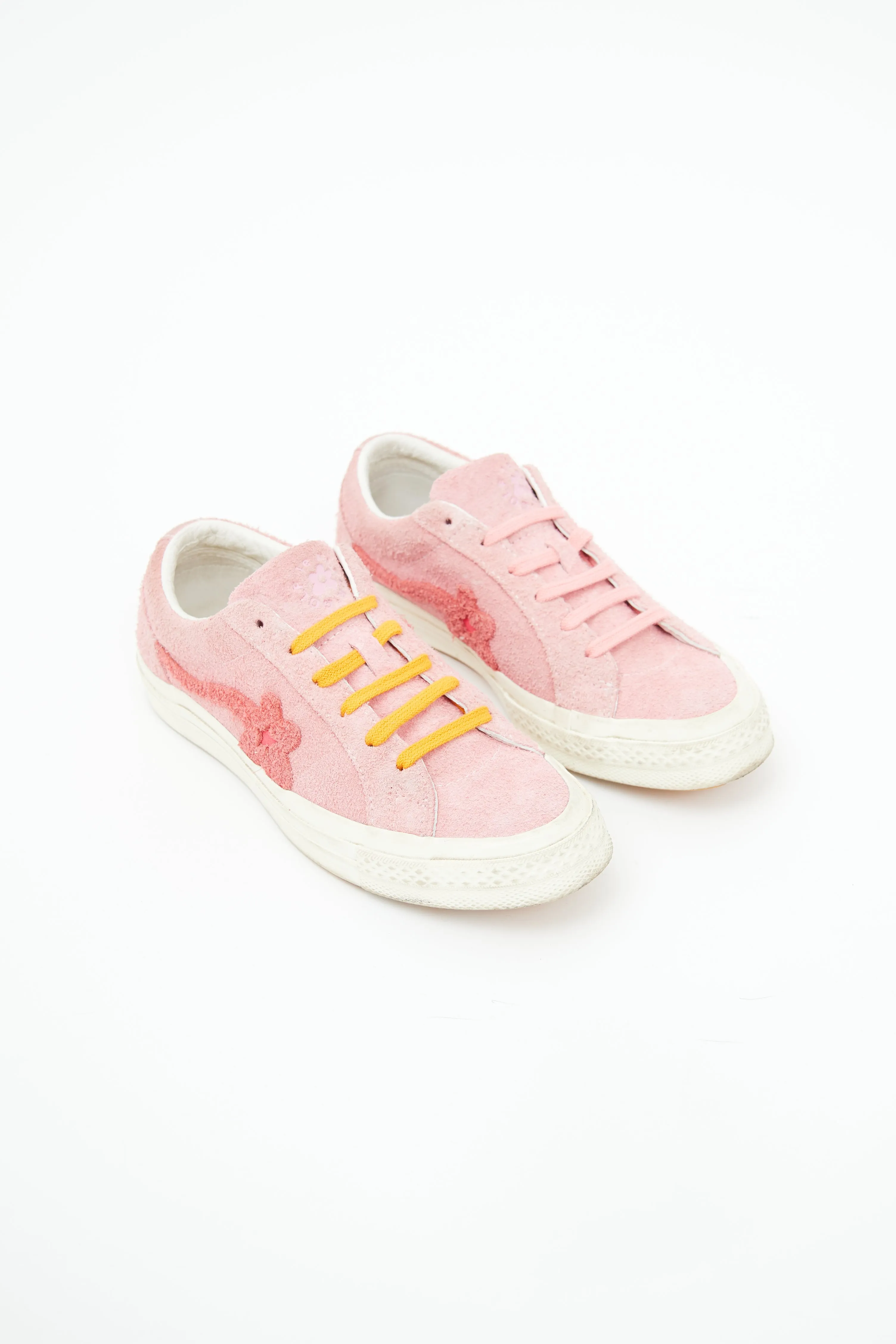 Le Fleur Pink Suede Sneaker