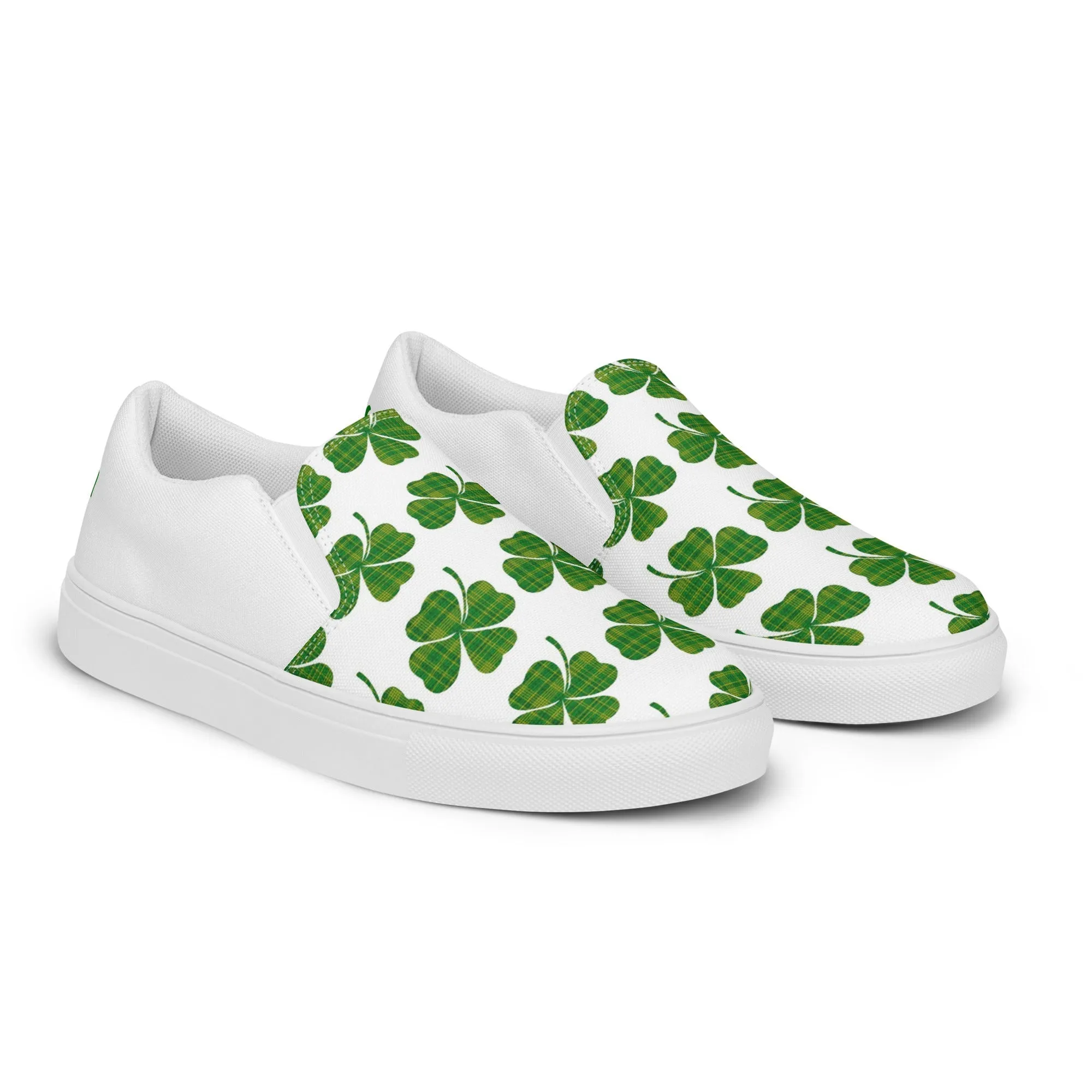 Lucky Charm men's slip-on canvas shoes