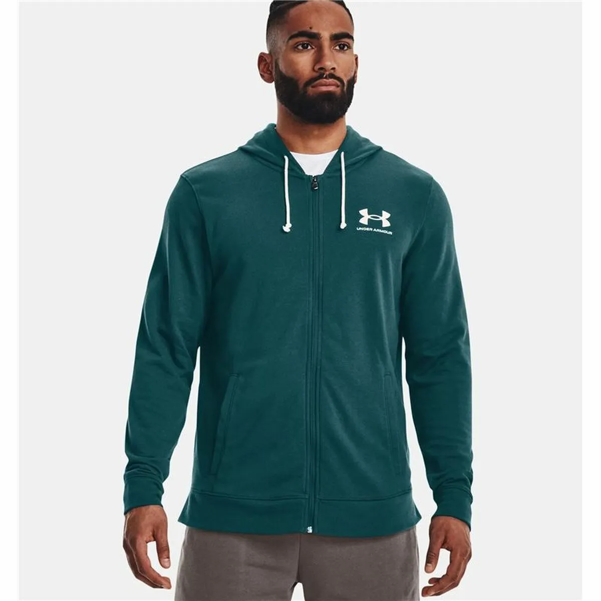 Men'S Sports Jacket Under Armour Rival Terry Green