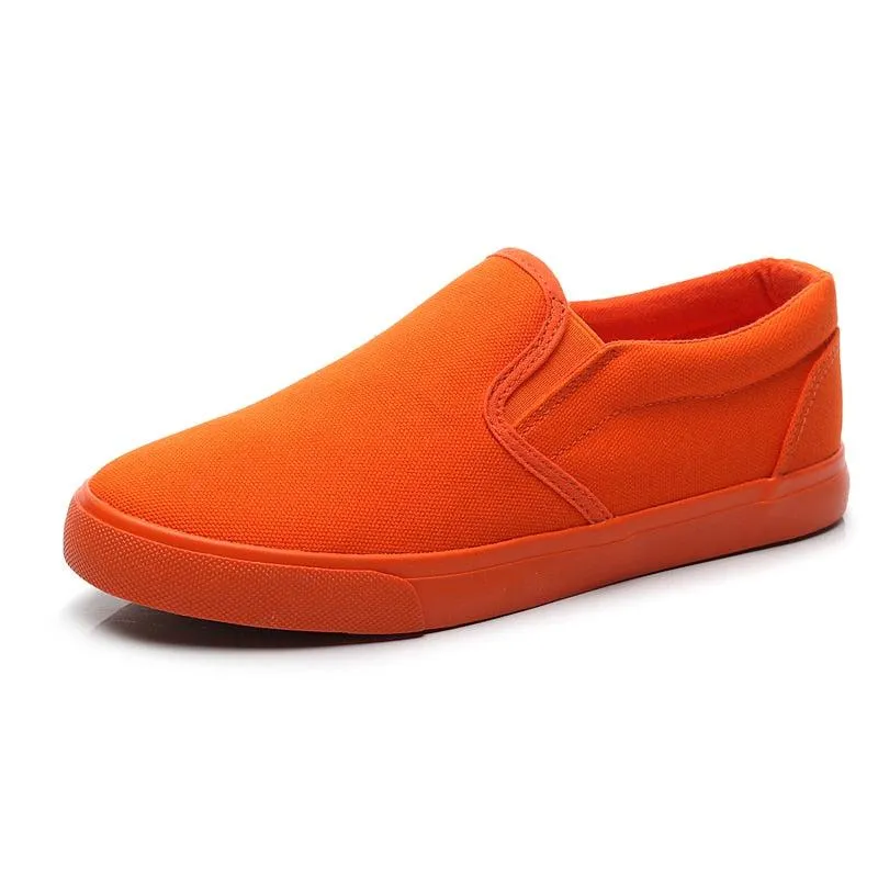 One color only...  men's slip-on  canvas shoes