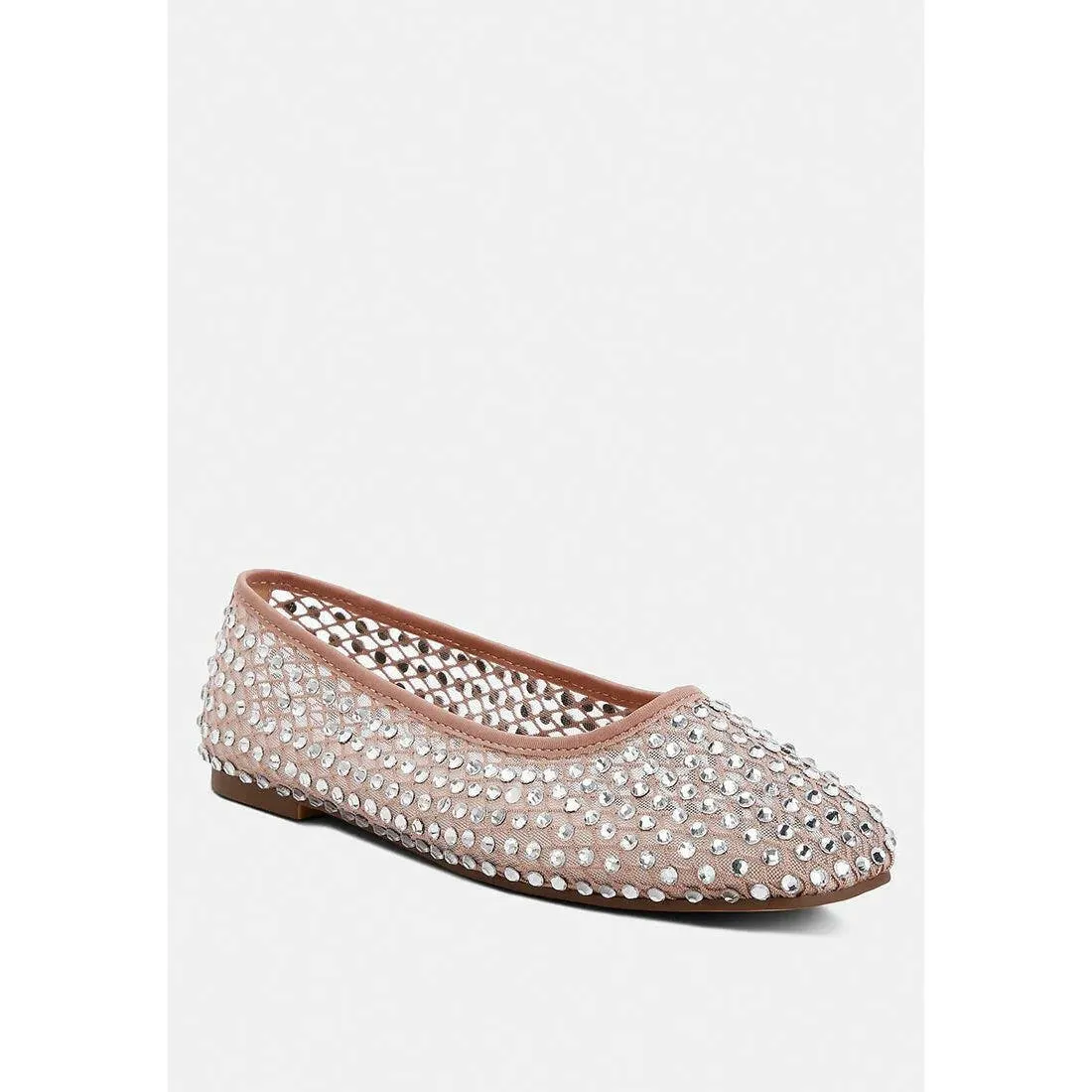 Orson Naked Rhinestone Ballerinas