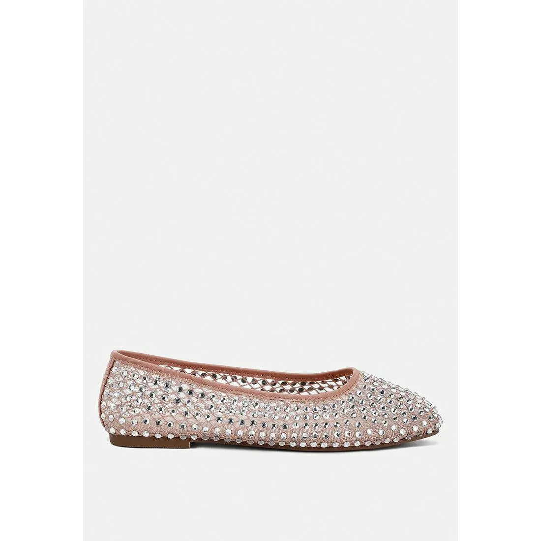 Orson Naked Rhinestone Ballerinas