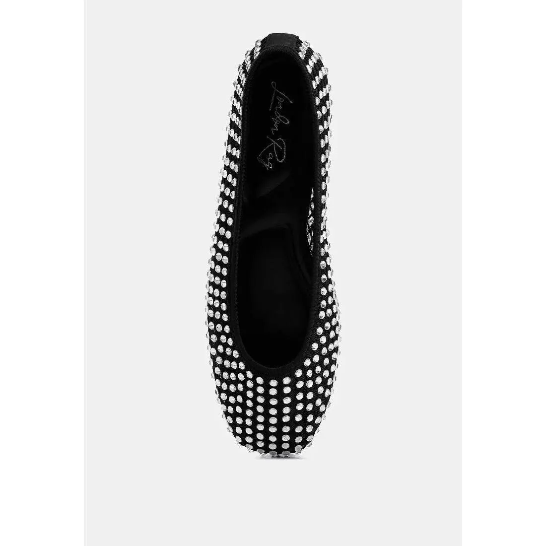 Orson Naked Rhinestone Ballerinas
