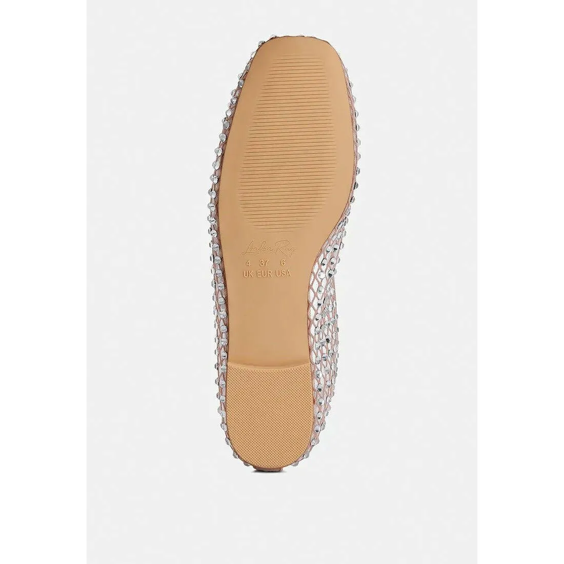 Orson Naked Rhinestone Ballerinas