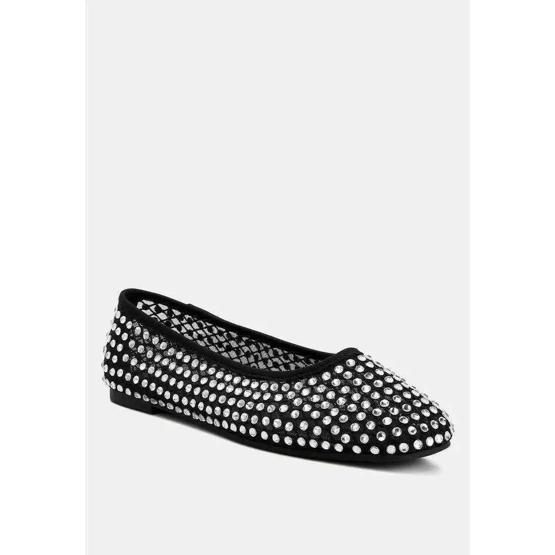 Orson Naked Rhinestone Ballerinas