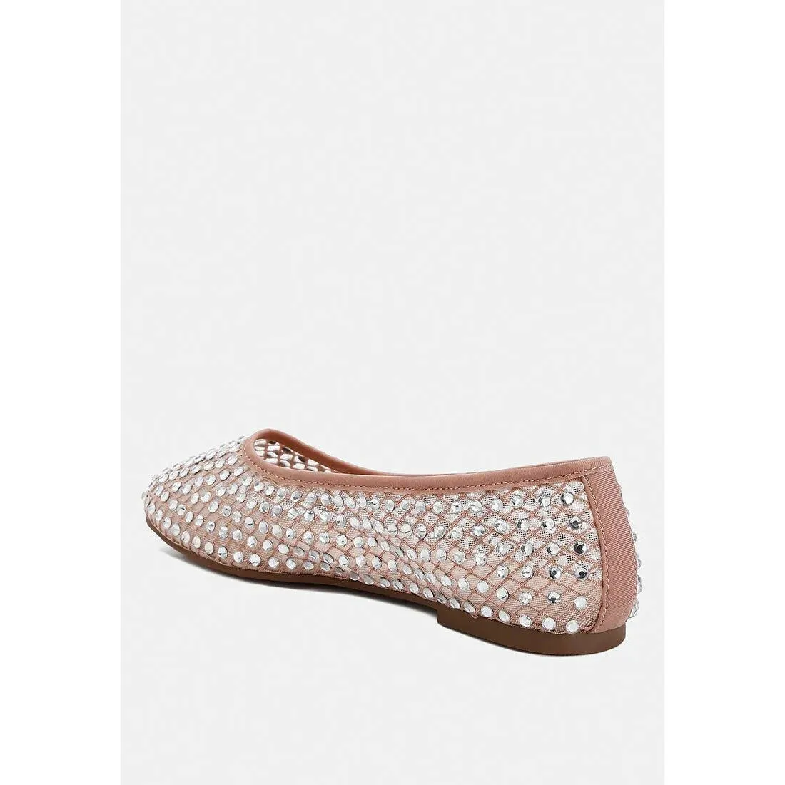 Orson Naked Rhinestone Ballerinas
