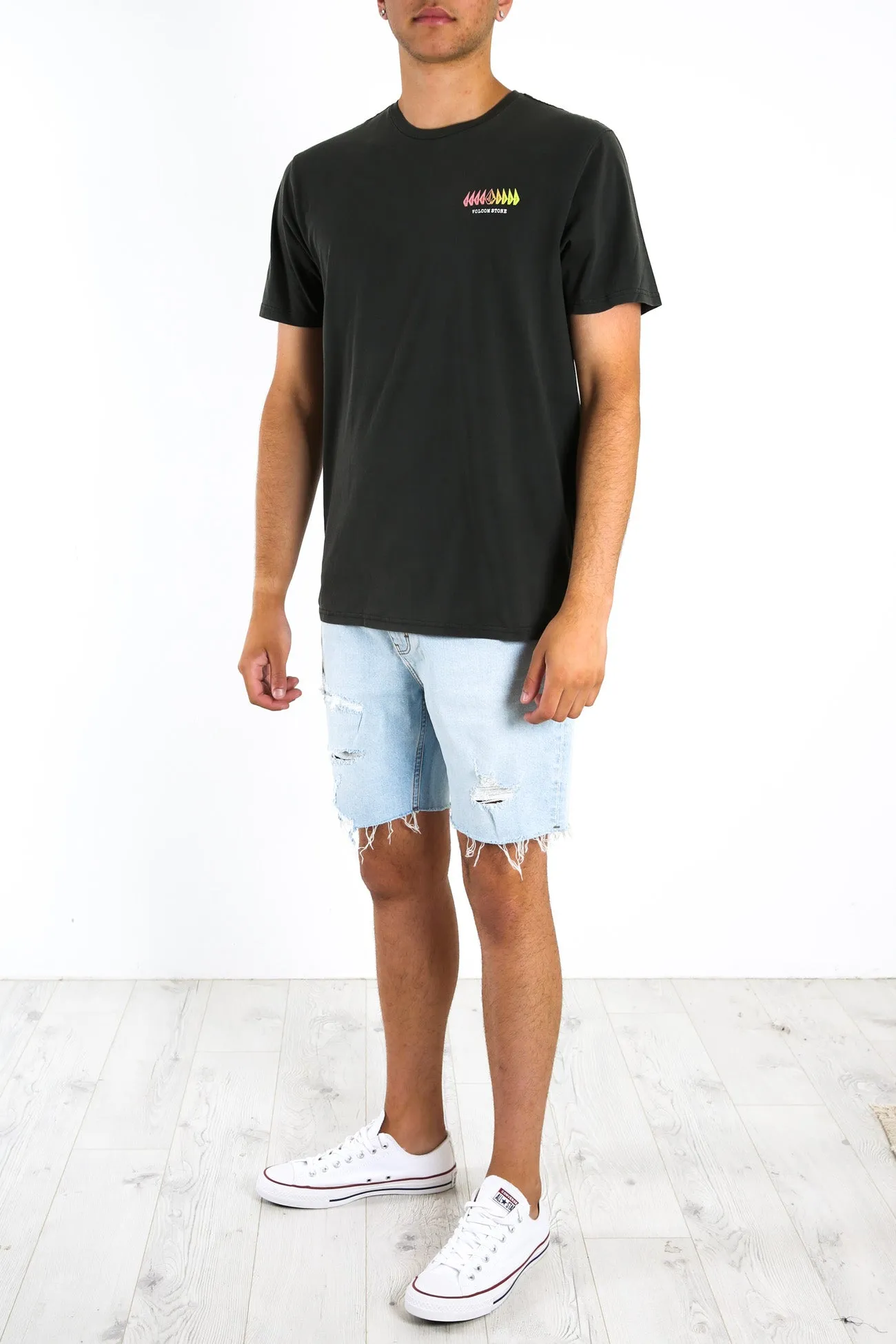 Peg Short Sleeve Tee Black