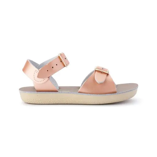 Salt Water Sandals - Sun-San Surfer (Kids) Rose Gold