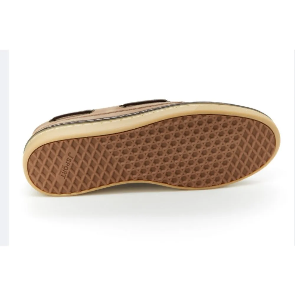 Sammy Taupe Nubuck JSports Boat Shoe
