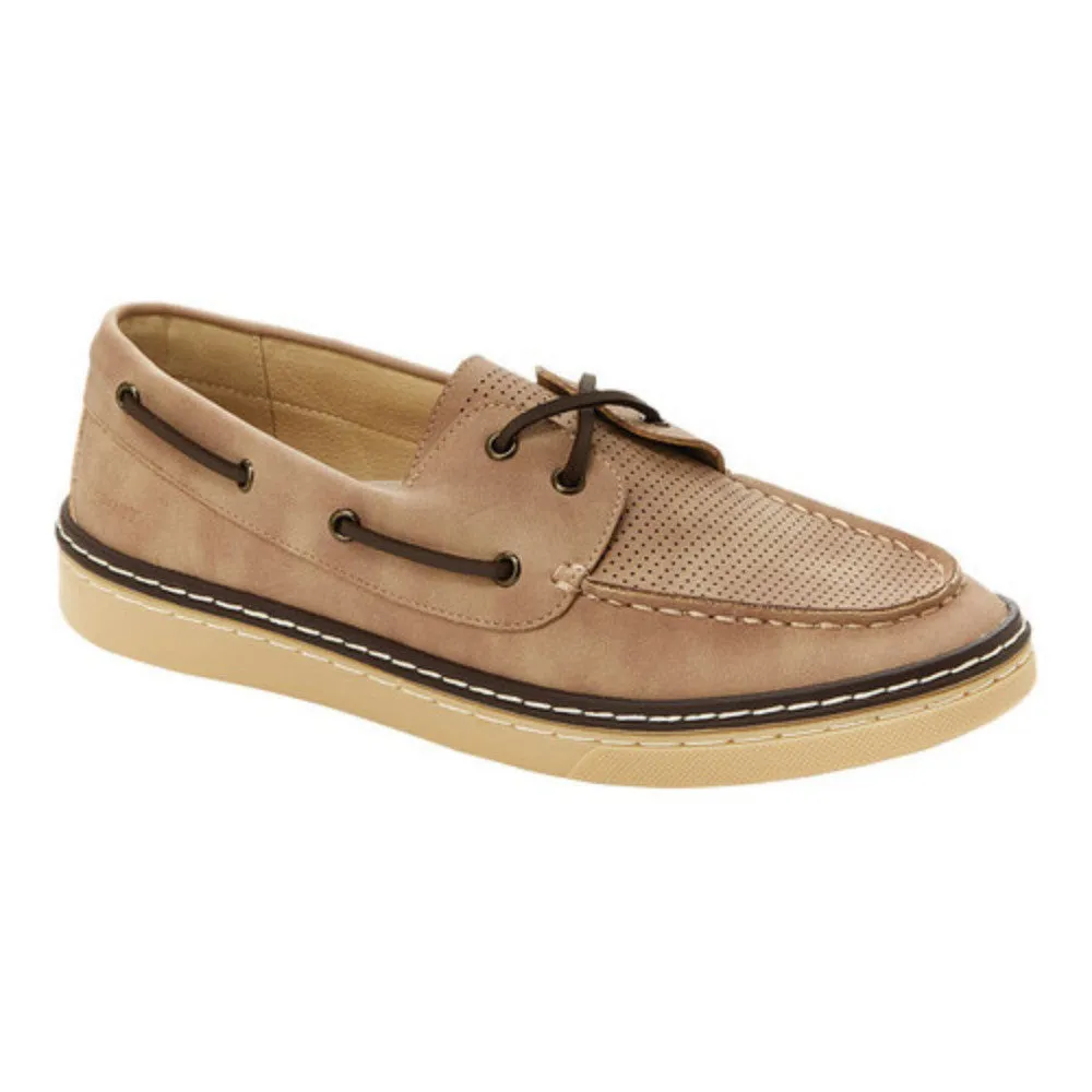 Sammy Taupe Nubuck JSports Boat Shoe