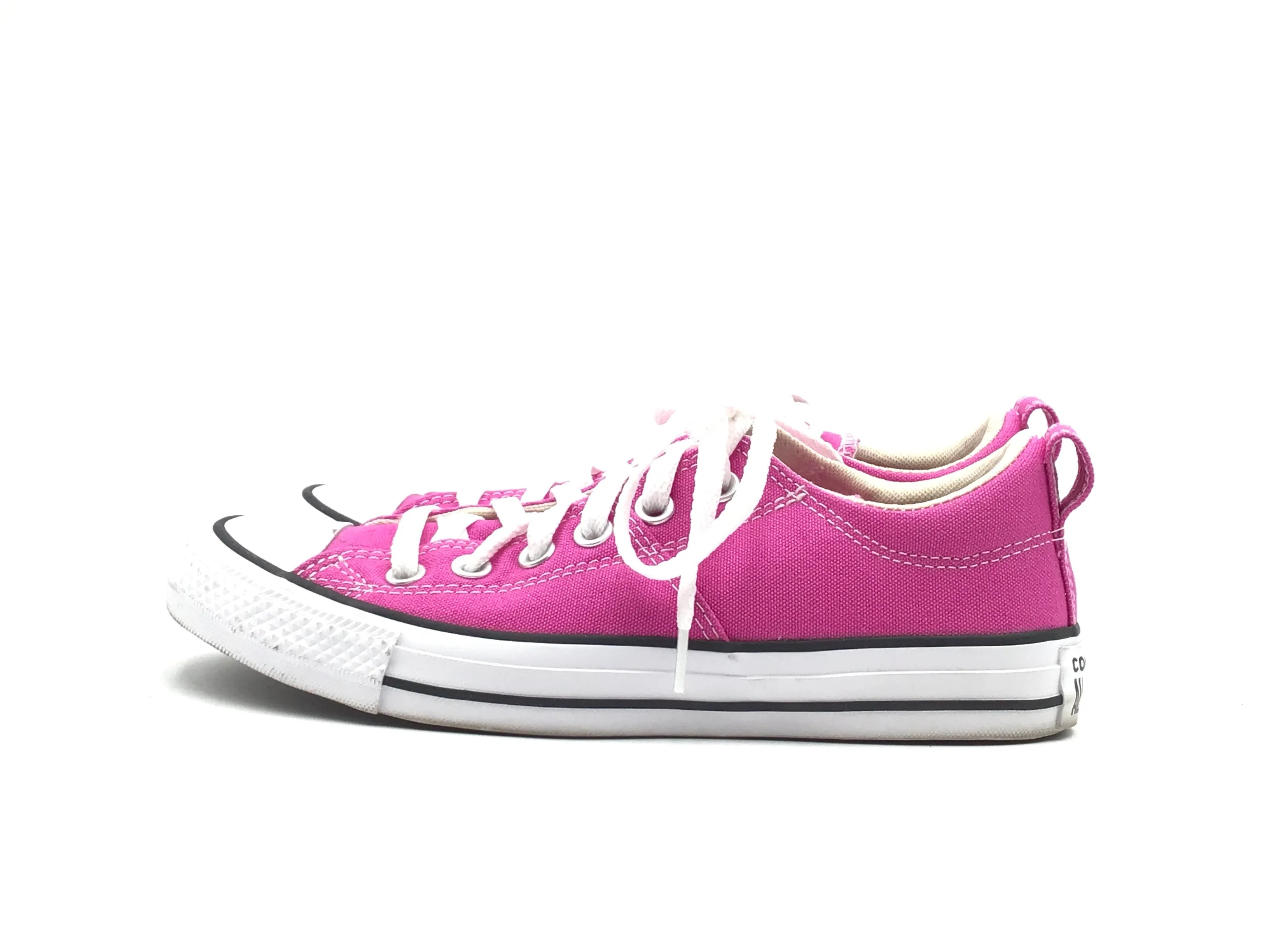 Shoes Sneakers By Converse In Pink & White, Size: 7