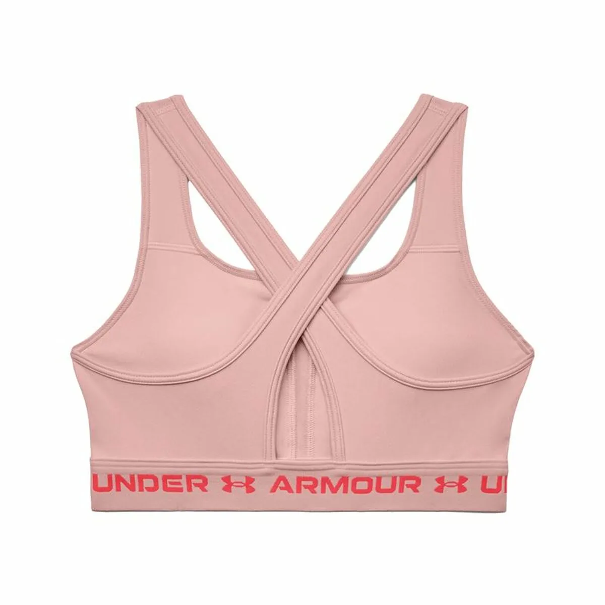 Sports Bra Under Armour  Crossback Mid Pink