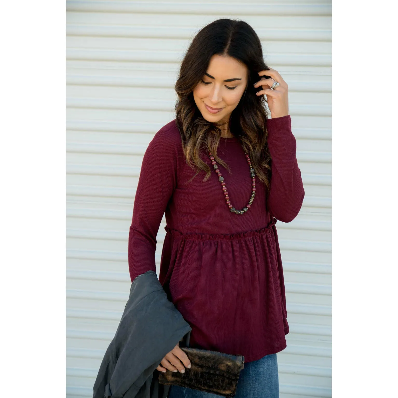 Thermal Cinched Tee