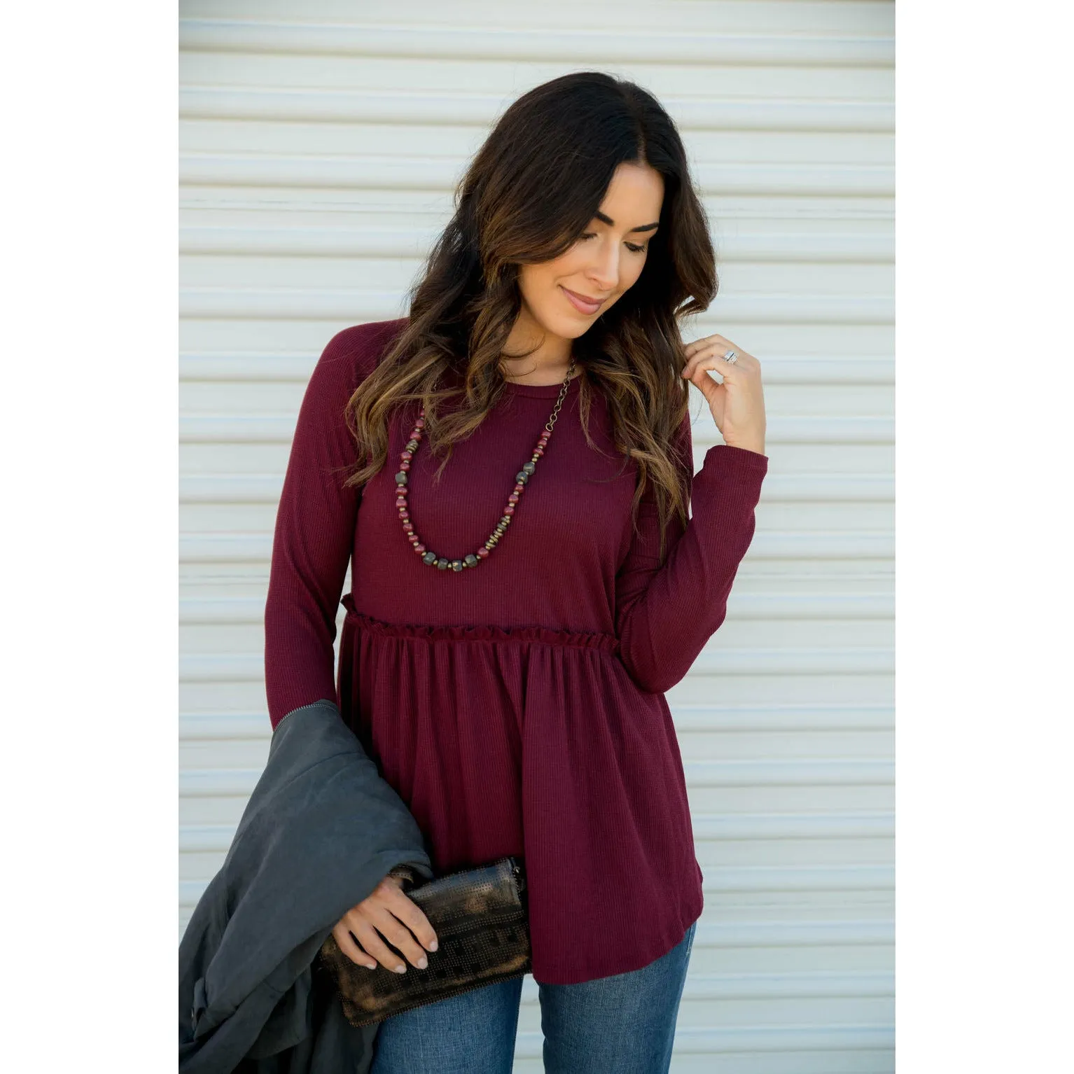 Thermal Cinched Tee