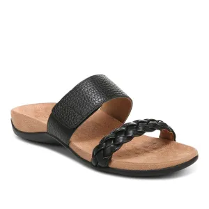 Vionic Women's Jeanne Slide Sandals- Black