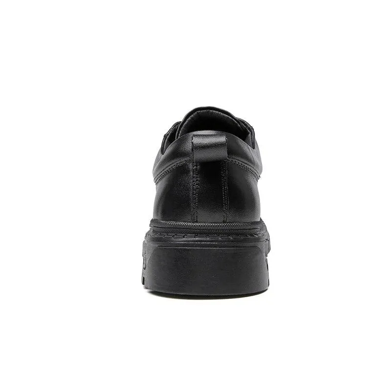 West Louis™ Derby Leather Shoes Comfortable Low Formal