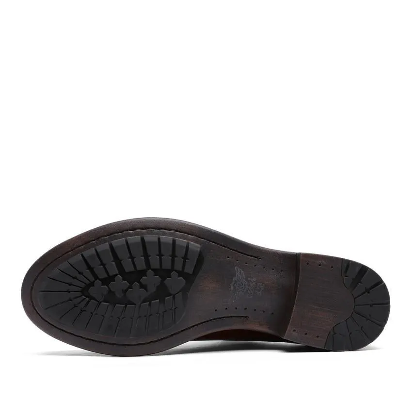 West Louis™ Gentleman Retro Patent Leather Oxford