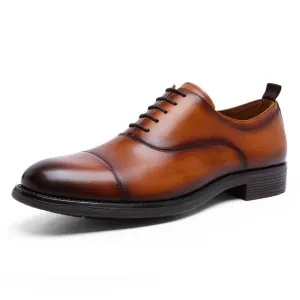 West Louis™ Gentleman Retro Patent Leather Oxford
